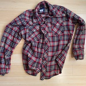 Wrangler Pearl Snap Flannel M